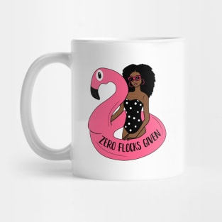 Zero Flocks Flamingo Given, Funny Love Flamingos Mug